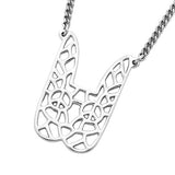 Karen Walker Filigree Rabbit Pendant - Silver