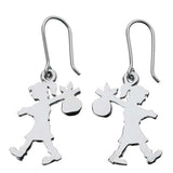 Karen Walker Runaway Girl Earrings - Silver