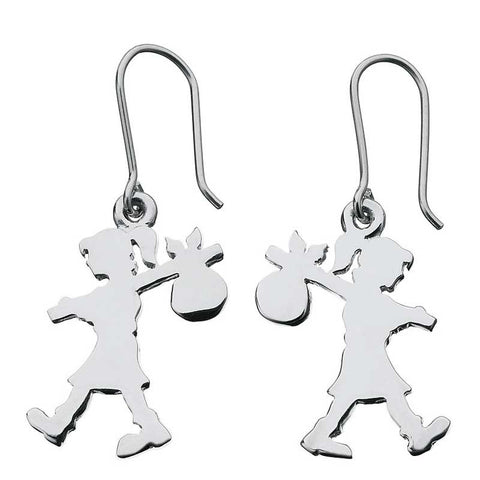 Karen Walker Runaway Girl Earrings - Silver