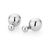 Diva Double Stud - Silver