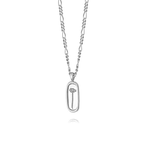 Daisy London Single Flower Necklace Sterling Silver