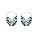 Daylight - Flare Green Earrings