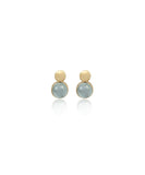 Edge of Ember Dual Aquamarine Stud Earrings