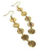 Lindi Kingi Earth Energies Earrings - Gold Plate