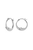 Karen Walker - Eclipse Moon Hoops Silver