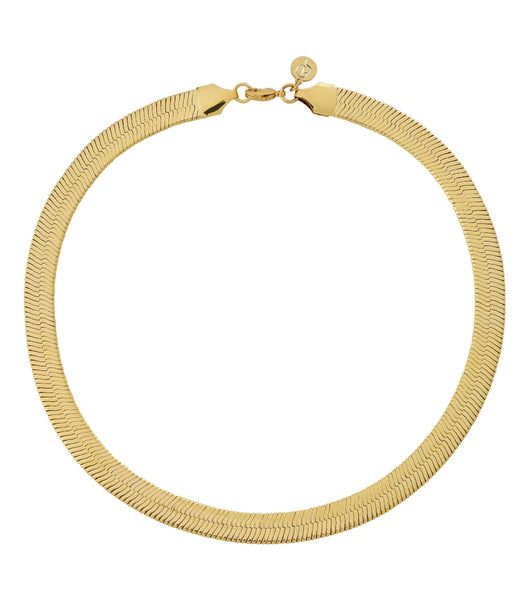 Edblad - Herringbone Necklace Large Gold