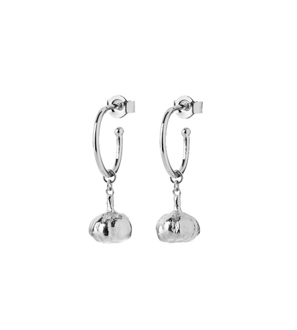 Karen Walker - Garlic Earrings Silver