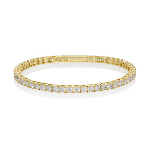 Georgini - Selena 3mm Tennis Bracelet Gold