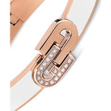 Furla Jewellery - White Enamel and Rose Gold
