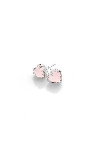 Stolen Girlfriends Club - Love Claw Earrings - Rose Quartz