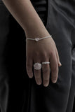 Stolen Girlfriends Club - Love Claw Bracelet - Rose Quartz