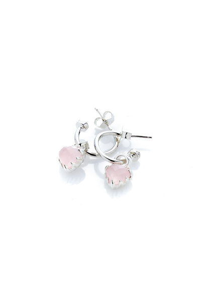 Stolen Girlfriends Club - Love Anchor Earring - Rose Quartz