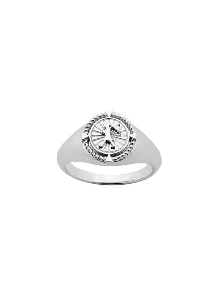 Karen Walker - Voyager Signet Ring - Silver