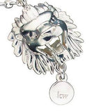 Karen Walker Lion Charm - Silver, Diamond