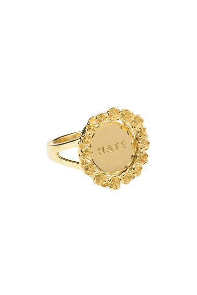 Karen Walker Love/Hate Mood Ring - 9ct Gold