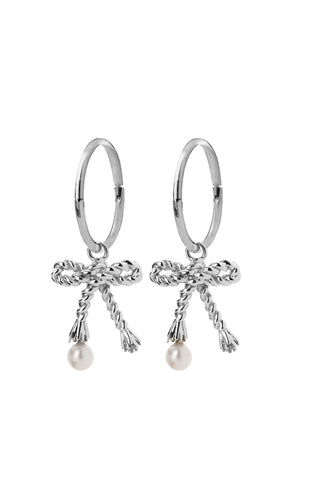 Karen Walker Love knot Sleepers silver