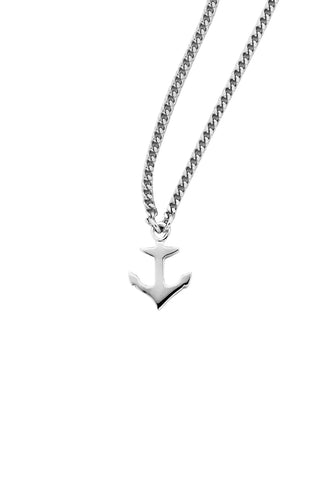 Karen Walker Mini Anchor Necklace - Silver