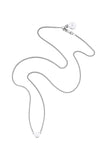 Karen Walker Mini Cat Necklace - Silver