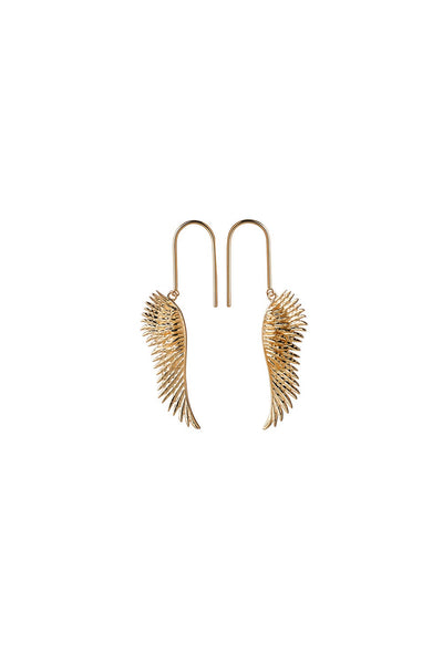 Karen Walker - Mini Cupid's Wings Earrings Gold Plated