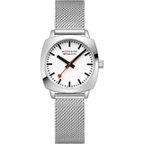 Mondaine - Petite Cushion Silver Ladies Watch