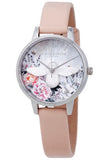 Olivia Burton - Glasshouse Watch  - Silver, Pink