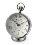 Dalvey Scotland Stainless Steel & Crystal Glass Lens Orb Clock - 3100