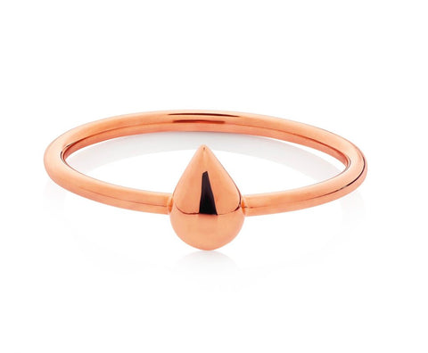 Boh Runga Droplet Ring - 9ct Rose Gold, Size Q