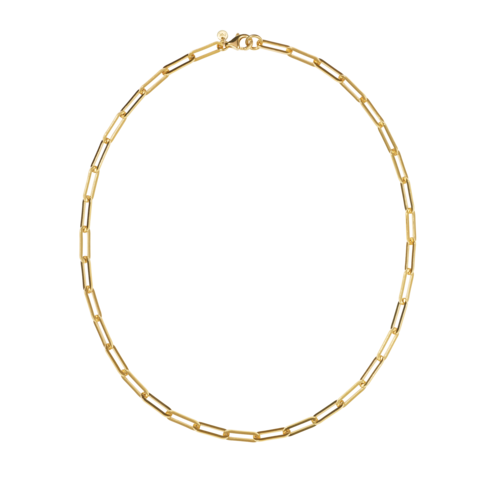 Meadowlark - Paperclip Heavy Necklace Gold Plated