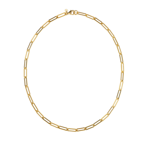 Meadowlark - Paperclip Heavy Necklace Gold Plated