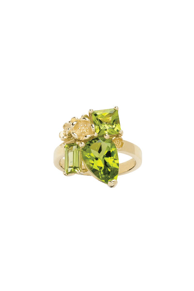 Karen Walker Rock Garden Ring - 9ct Gold, Peridot