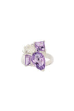 Karen Walker Rock Garden Ring - Silver, Amethyst