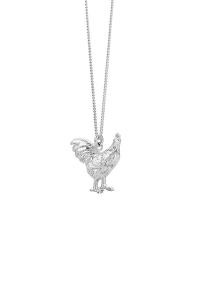 Karen Walker - Rooster Necklace Silver