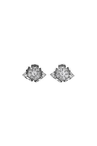 Karen Walker Botanical Flower Studs - Silver