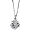 Karen Walker Botanical Small Flower Ball Pendant - Silver