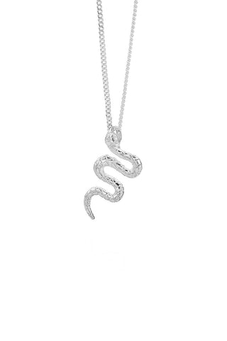 Karen Walker - Snake Necklace Silver