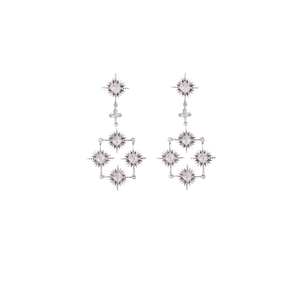 LINDI KINGI x Kelly Starburst Collective Earrings | Silver