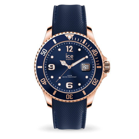 Ice-Watch - Steel Large - Blue Rose Gold