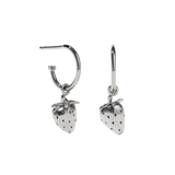 Meadowlark - Strawberry Signature Hoops - Sterling Silver