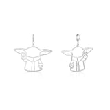 Couture Kingdom - Grogu Outline Drop Earrings