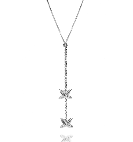 Feather Kisses Double Pendant